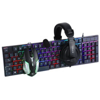 Combo Gamer Teclado, Mouse E Headset