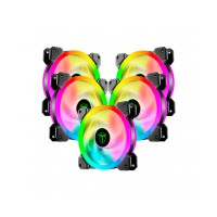 Kit T-Dagger Com 5 Fans RGB 120x25mm - T-TGF515 - 902