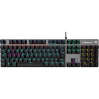 Teclado Gamer Mecânico Fortrek Black Hawk Dark Grey Rainbow