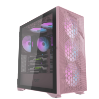 GABINETE GAMER AIGO DARKFLASH DLX21 MESH MID TOWER - ROSA - 1936