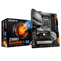 Placa Mãe Gigabyte Z590 Gaming X 1.0 Intel, LGA 1200, ATX, DDR4, M.2 NVME, RGB Fusion