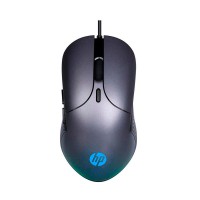 Mouse Gamer HP M280, LED RGB, 2400DPI, 6 Botões, USB, Chumbo - 1018