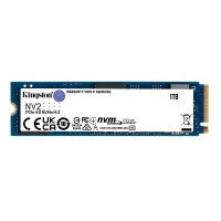 SSD Kingston 1 TB NV2, M.2 2280 PCIe, NVMe, Leitura: 3500 MB/s e Gravação: 2100 MB/s - SNV2S/1000G - 1001