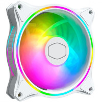 Fan / Cooler Para Gabinete Masterfan MF120 Halo De Luz RGB 120mm 3 Unidades Edição Branca