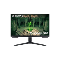 1288 - MONITOR SAMSUNG GAMER ODYSSEY G40 25 IPS 240HZ 1MS FHD HDMI DP HEADPHONE G-SYNC FREESYNC HAS PIVOT- LS25BG400ELXZD