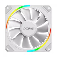 Cooler Fan Para Gabinete Sangue Frio 3 ARGB White Ghost 120mm Pcyes - ARGBSF3WGBR - 192912 - 1778