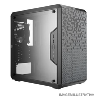 930 Gabinete Cooler Master MasterBox Q300L  Mini Tower, Lateral em Acrílico - MCB-Q300L-KANN-S00