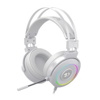 Headset Gamer Redragon Lamia 2 Lunar White RGB Com Suporte De Headset H320W-RGB - 772167 - 1290