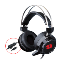 Headset Gamer Redragon Siren 2, Drivers 40 mm, USB, LED - H301USB-1 - 844