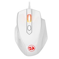 Mouse Gamer Redragon Tiger 2 Lunar White Com LED Vermelho - M709W - 1271