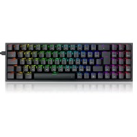 Teclado Mecânico Gamer Redragon Pollux RGB Preto Switch Azul - K628-RGB-B (PT-BLUE) - 1279