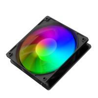 Fan T-Dagger 120x25mm Preto Com Iluminação  Rainbow - T-TGF610 - 1322