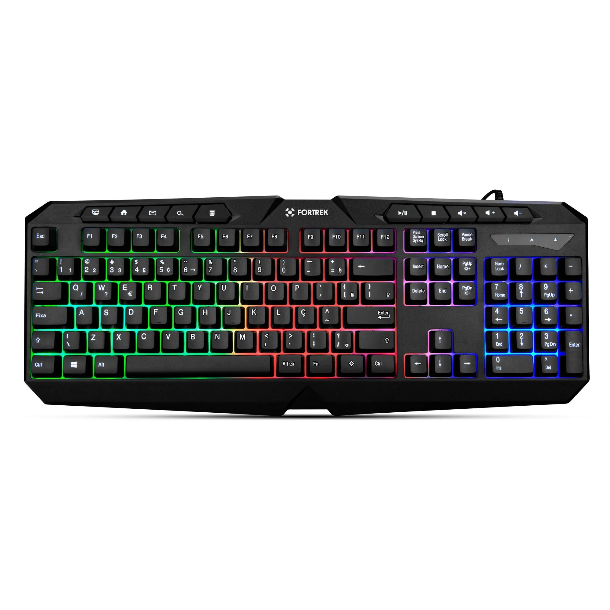 TECLADO GAMER FORTREK SPIDER BLACK 84137 - 2976