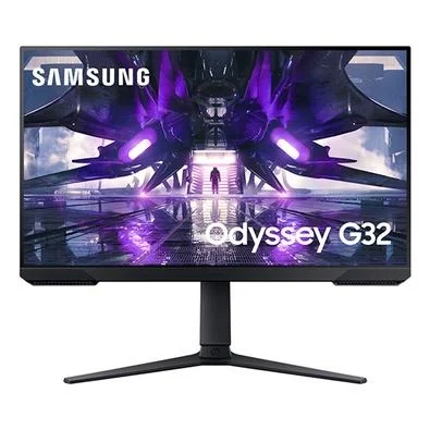 MONITOR SAMSUNG GAMER ODYSSEY G32 27 165HZ 1MS FHD HDMI DP HEADPHONE HAS PIVOT PRETO SERIE G32 - LS27AG320NLXZD - 2511